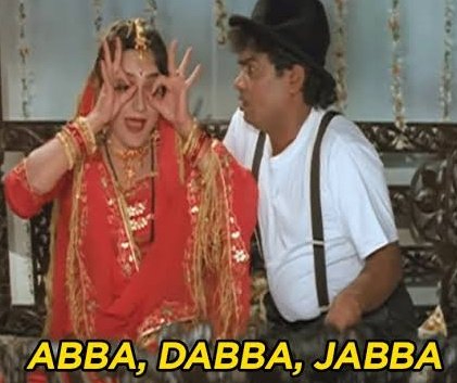 Just Say : ABBA JABBA DABBA